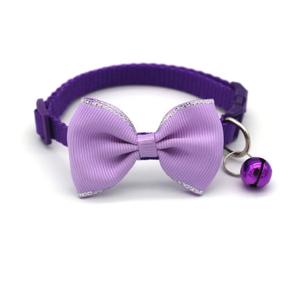 Cat Bow & Bell Collar