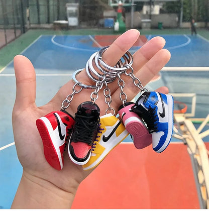 3D Sneaker Shoe Keychains