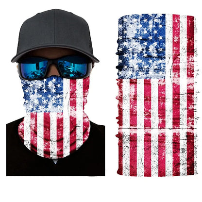 Flag Face Bandana: Multi-functional Outdoor Accessory