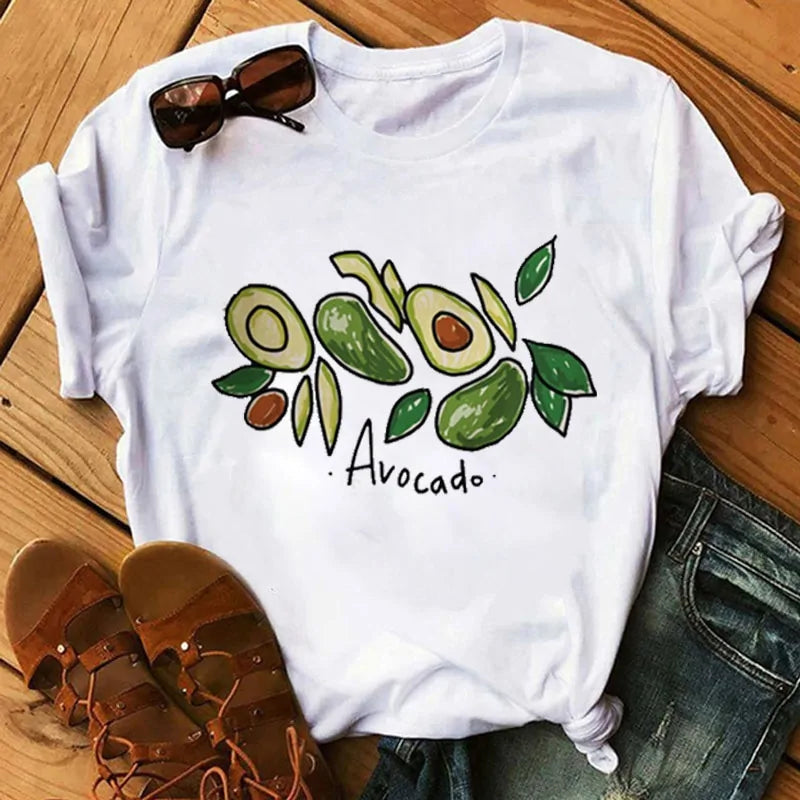 Cartoon Avocado T-Shirt (various prints & styles)