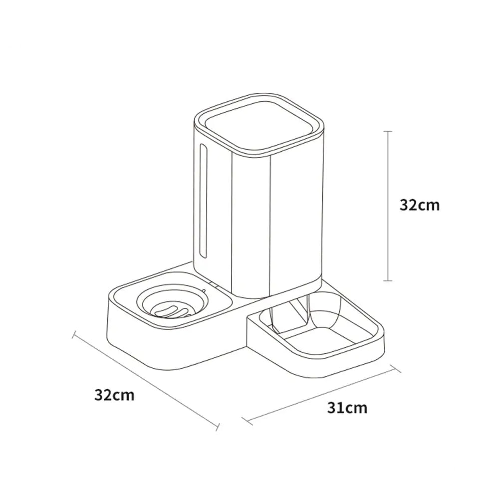 Automatic Food & Water Feeder