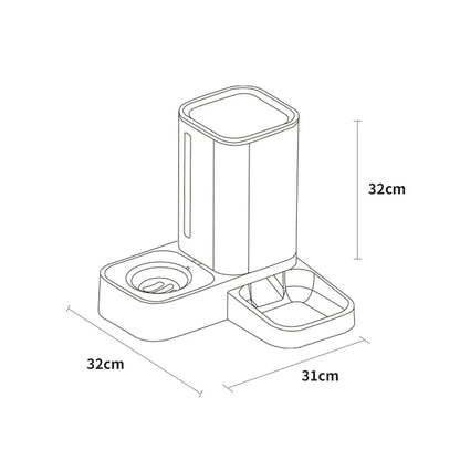 Automatic Food & Water Feeder