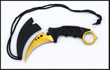 Foldable Three-eye Pure color Claw Knife