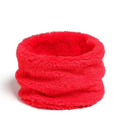 Solid Thick Plush Ring Scarf (various colors)