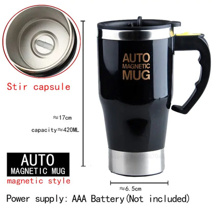 Self Stirring Magnetic Mug (various styles)