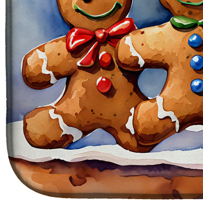 Christmas Gingerbread Dish Drying Mat