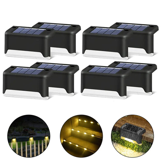 Beautiful Outdoor Solar Lit Waterproof Garden Stairs