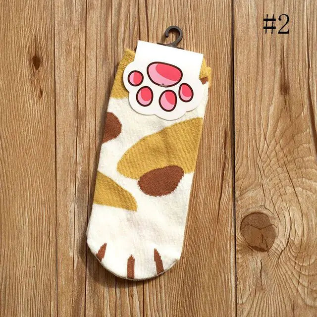 Children's Cartoon Cute Cats Paw Socks