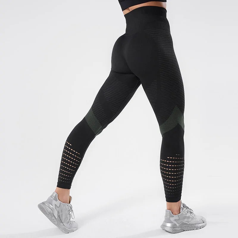 High Waist Seamless Breathable Workout Leggings (6 colors)