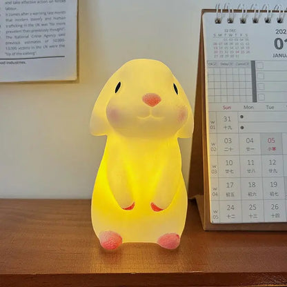 Mini Kawaii Cat Night Lamp (incl multi color feature)