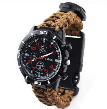 5 In 1 Multi Tool Survival Watch (various colors)