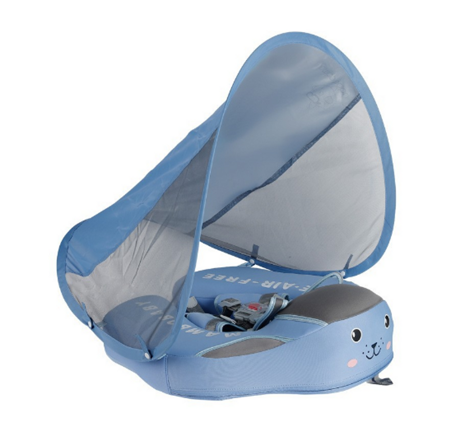 Non-inflatable Baby Float with Sun Canopy
