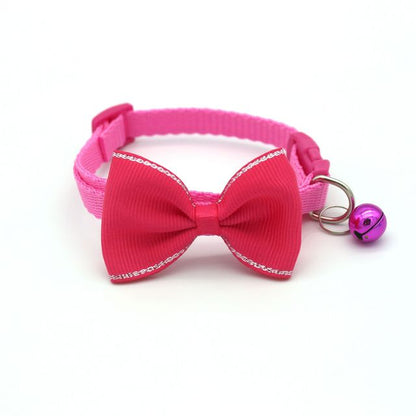 Cat Bow & Bell Collar