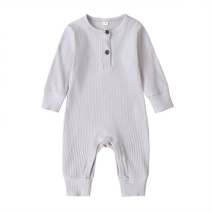 Long Sleeve Baby Romper (7 colors)