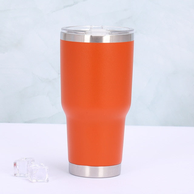 Insulated & Leakproof Thermos Tumbler Cups With Slider Lid (various colors)