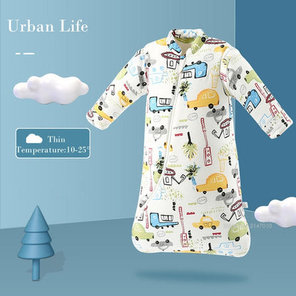 Cute Cotton Baby PJ-Sleeping Bag (various animals & themes)