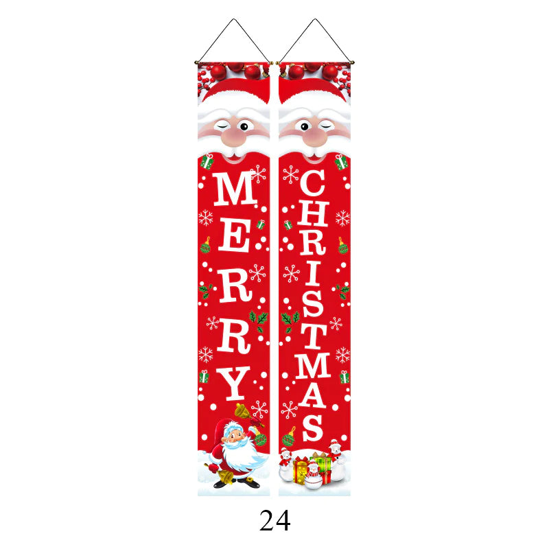 Christmas Door Banner Decoration