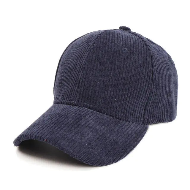 Summer Solid Corduroy Baseball Caps (various colors)