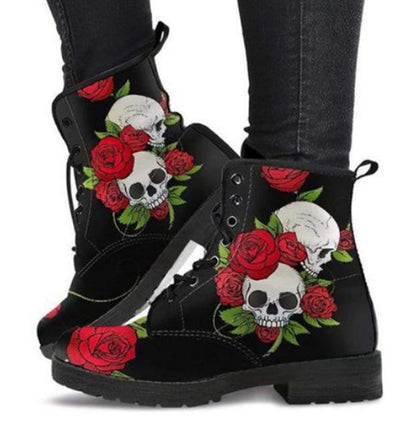 Women's Printed High-Top Boots (various styles)