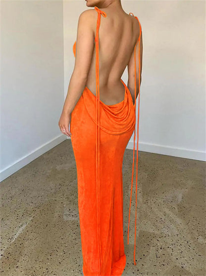 Spaghetti Strap Slim Dress (various colors)