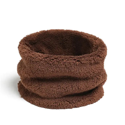 Solid Thick Plush Ring Scarf (various colors)