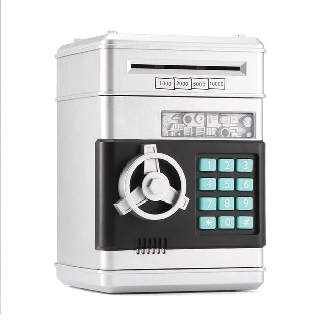 Electronic Piggy Bank ATM Password Money Box