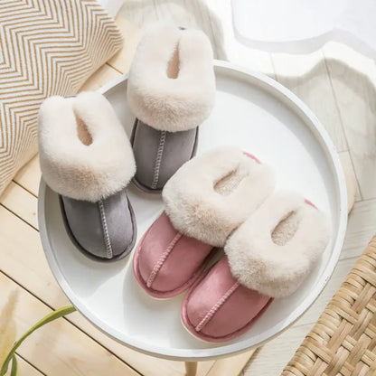 Winter Warm Home Fur Slippers Women (unisex)