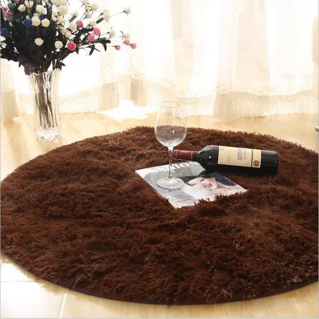 Warm Thick Round Rugs