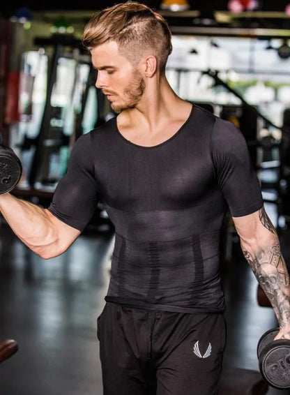 Men's Compression Body Building Shirt