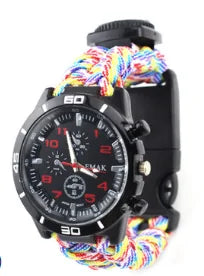 5 In 1 Multi Tool Survival Watch (various colors)