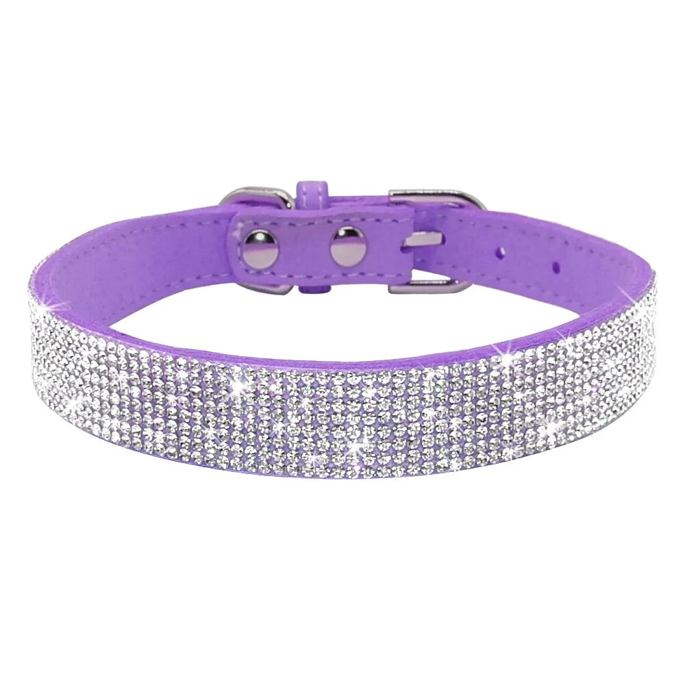 Rhinestone Adjustable Collars (various colors & styles)