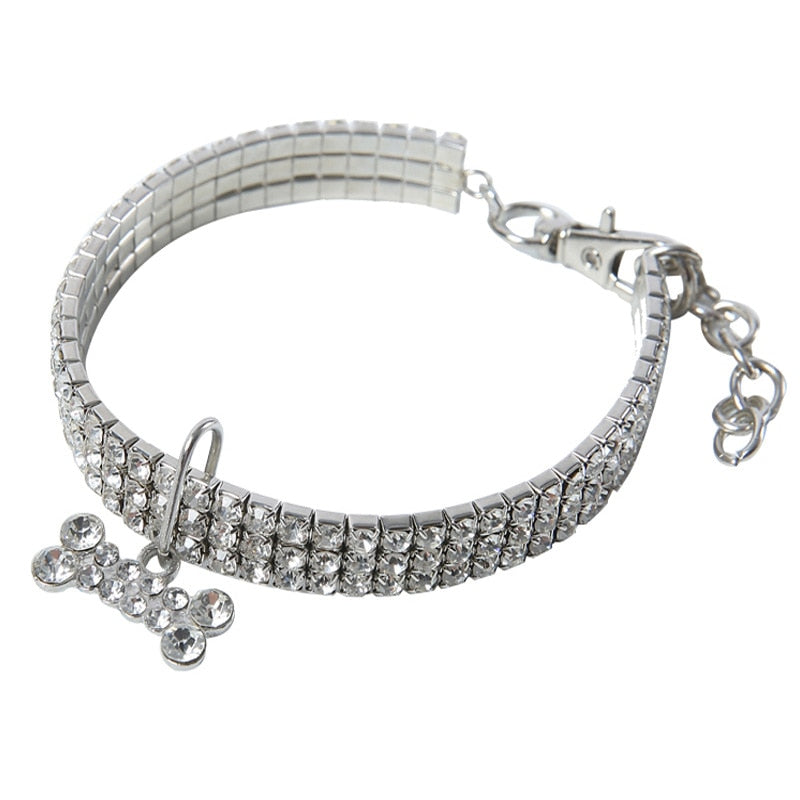 Rhinestone Pet Collar