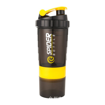 3 Layer Shaker Bottle - Waterproof w/Stainless Steel agitator