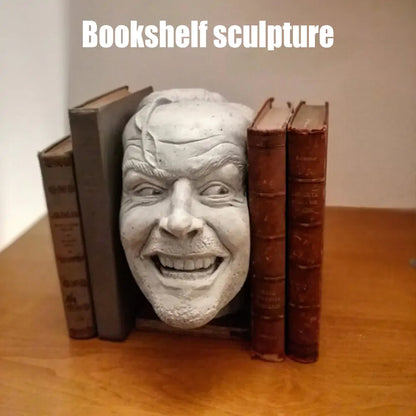 "The Shining" Bookend Sculpture: "Here’s Johnny" Resin Desktop Ornament