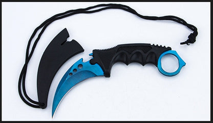 Foldable Three-eye Pure color Claw Knife