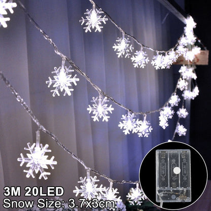 LED Snowflake Christmas Lights