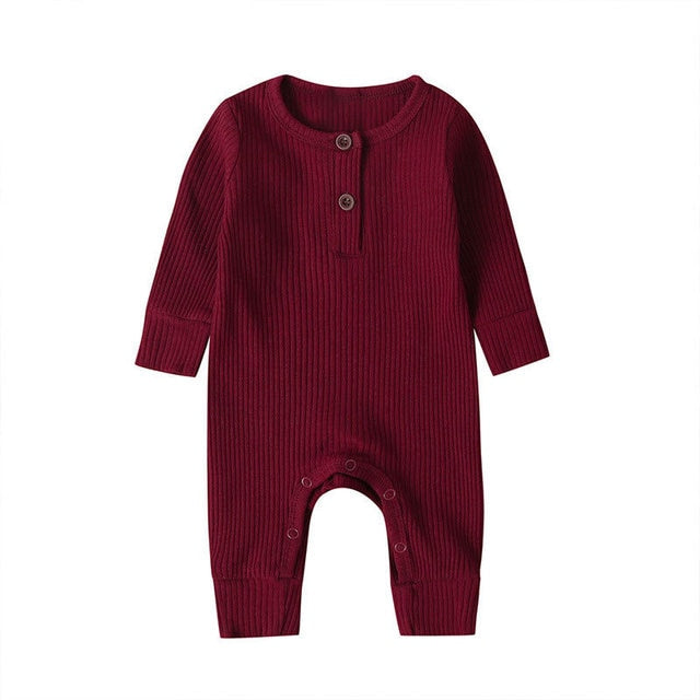 Long Sleeve Baby Romper (7 colors)