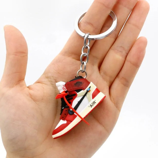 3D Sneaker Shoe Keychains