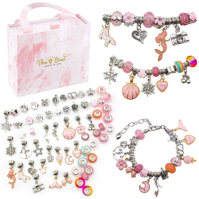 Jewelry Charm Kit with Hundreds of Pieces (various colors & sets)