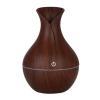 Vase Shape Wood Grain Humidifier & Essential Oil Diffuser