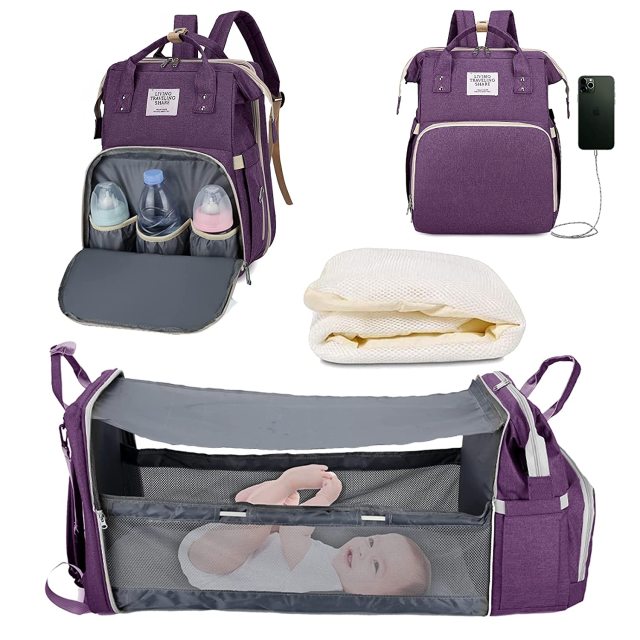 Portable Baby Bed/Diaper Bag