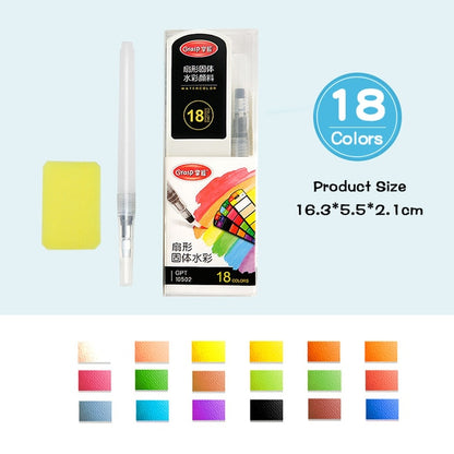 Solid Watercolor Paint Sets