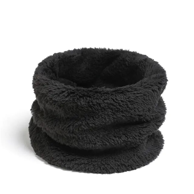 Solid Thick Plush Ring Scarf (various colors)