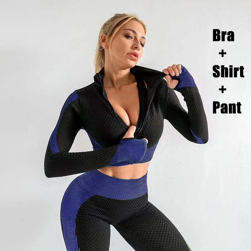 2 or 3 Piece Women's Sportwear Yoga Set (various colors)