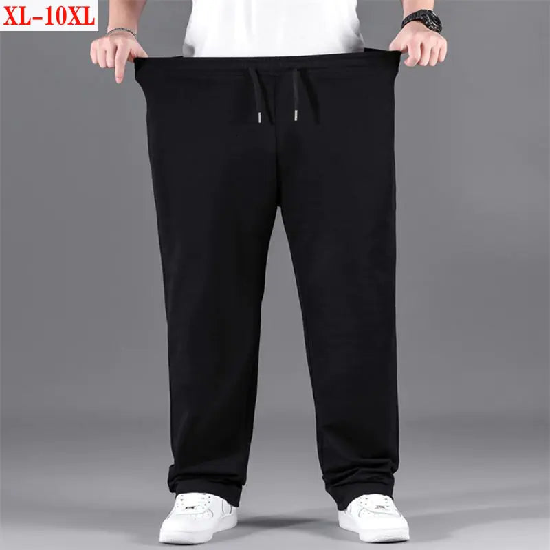 Oversized Black Casual Sweatpants Korean