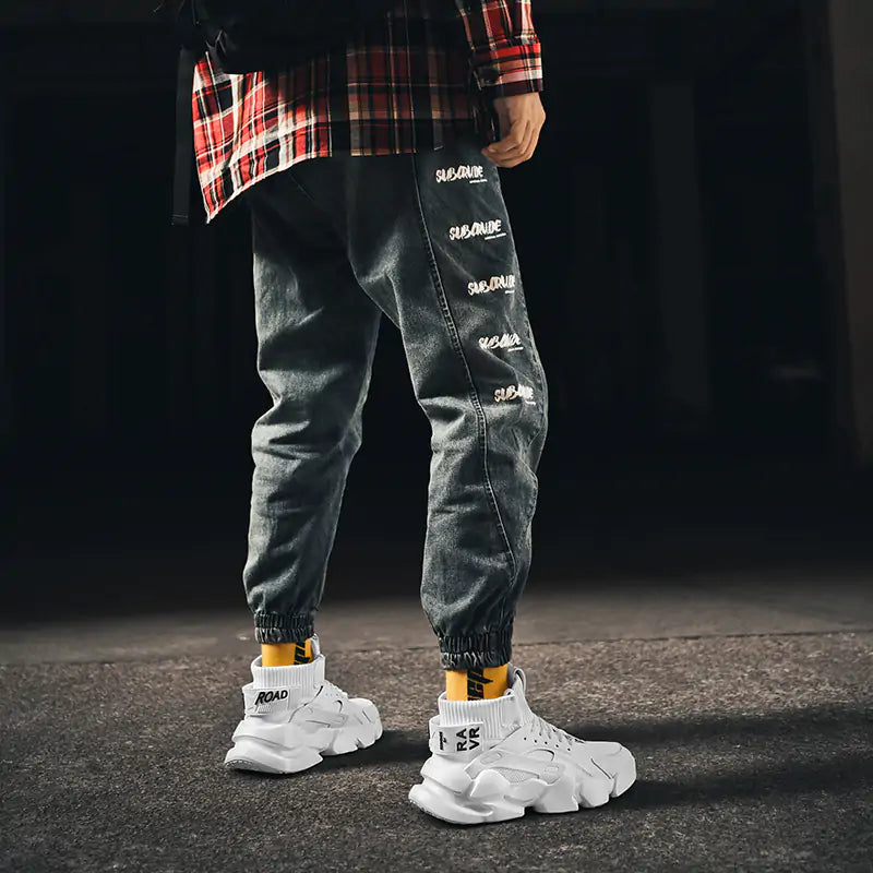 Men's High-top Sneakers - Fashionable Chunky Shoes