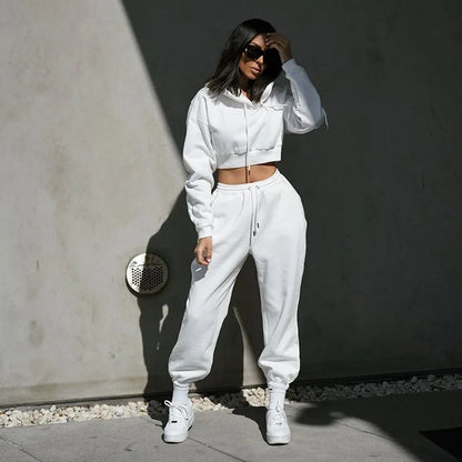 2 Piece Set Women's Sweatshirt & Sweatpants (4 colors)