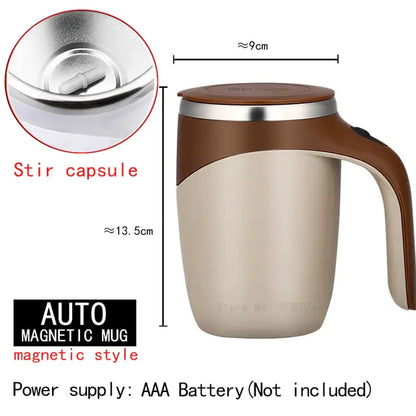 Self Stirring Magnetic Mug (various styles)