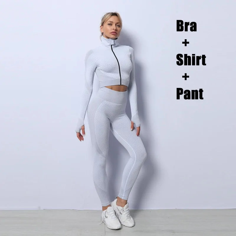 2 or 3 Piece Women's Sportwear Yoga Set (various colors)