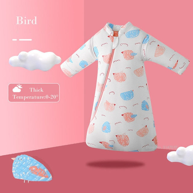 Cute Cotton Baby PJ-Sleeping Bag (various animals & themes)